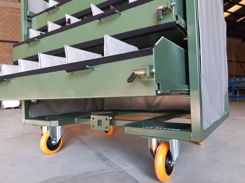 Project of the Automotive Sector. Durability and exigency in the internal displacements of the asembly lines