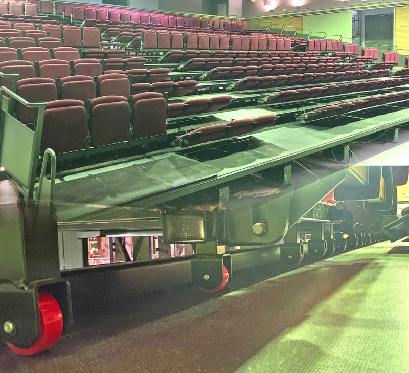 Project of the Manoeuvrability  Security and movement in harrow folding of theatre halls