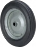 Black rubber wheels