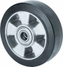 Elastic rubber wheels