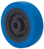 Blue rubber wheels