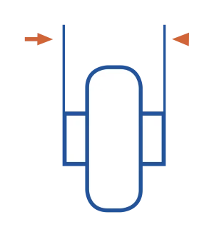 Length of hub
